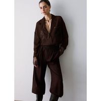 liu jo pantalones pantalones amplios con cordon ajustable para mujer