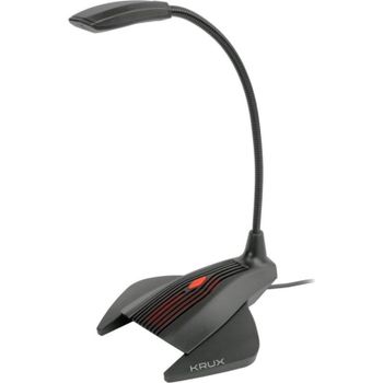 Micrófono Krux Prana Jack dinámico omnidireccional con iluminación RGB