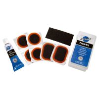 parktool  caja de parches vp-1 - kit parches tubo de pegamento 1 papel de lija