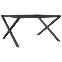 patas de mesa de centrormesa auxiliarrmesita de centro estructura x hierro fundido 80x70x43 cm
