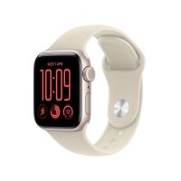 apple watch se 3 gps  cellular 40mm caja de aluminio blanco estrella con correa deportiva arena sm
