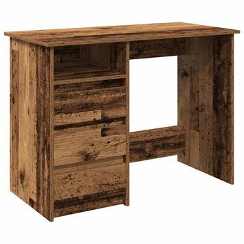 Escritorio | Mesa De Trabajo De Madera De Ingeniería Madera Vieja 102x50x75 Cm