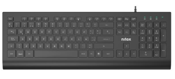 TECLADO CON CABLE, NEGRO, ESPAÑOL