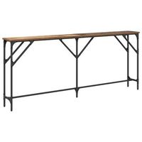 mesa consola madera vieja 180 x 23 x 75 cm vidaxl