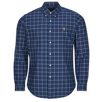 polo ralph lauren camisa manga larga camisa de corte recto en oxford para hombre