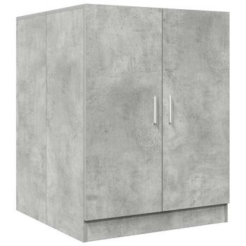 Armario De Lavadora Gris Hormigón 70,5x71,5x91,5 Cm Vidaxl