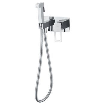 Grifo Monomando Empotrado Para Bidet En Acero Y Latón Cromado En Color Cromo