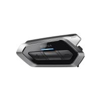 intercomunicador moto arsenal 50r-02 inalambrico bluetooth mesh 20 con microfono y radio fm negro y gris