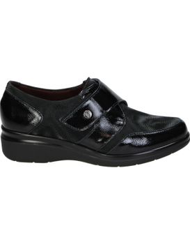 Zapatos De Piel Pitillos 10721 En Negro Para Mujer 38