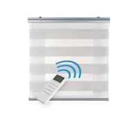 estor enrollable motorizado noche y dia automatico con bateria estores con motor y mando acabados premium gris 140 x 250cm