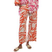 lola casademunt pantalon fluido pantalon hojas mujer para mujer