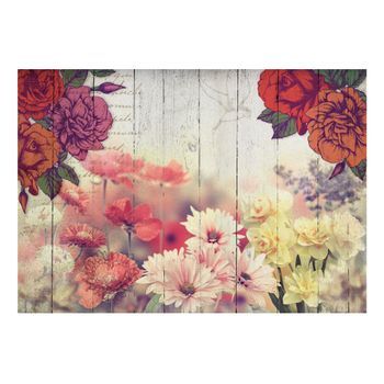 Papel Pintado 3d - Vintage Flowers (200x140 Cm)