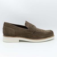 nerogiardini zapatos bajos mocasssino camocolorado biscotto para hombre