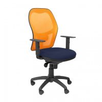 piqueras y crespo jorquera silla malla naranja asiento bali azul marino