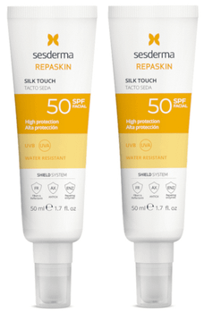 Sesderma Repaskin Tacto Seda SPF50 2x50 ml