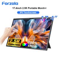 forzola monitor portatil de 156174 pulgadas 25k 2560x1600 1610 pantalla secundaria con pantalla ips hdmi tipo-c para mac pc xbox ps 4 5