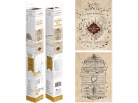 poster - pyramid internationalharry potter mapa de merodeador y lista suministros escolares 2 posters 52 x 38 cm