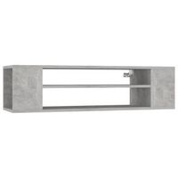mueble de tv  mueble de salon  gabinete de tv colgante contrachapada gris hormigon 100x30x265cm