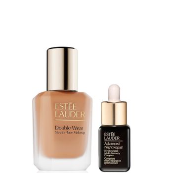 Estee Lauder Double Wear Stay-in-Place Makeup & Advanced Night Repair Serum Bundle (Various Shades) - Spiced Sand