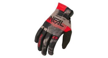 Guantes largos o neal matrix roller gris rojo