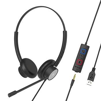 Tellur Voice 420 Auriculares Alámbrico Diadema USB Type-C / USB Type-A Negro