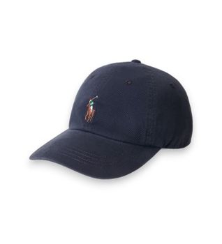 Polo Ralph Lauren para mujer. 211954881004 Gorra de sarga de algodón con caballo marino (OSFA), Casual
