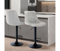 taburete de bar toni en terciopelo 50x495x91-112 cm