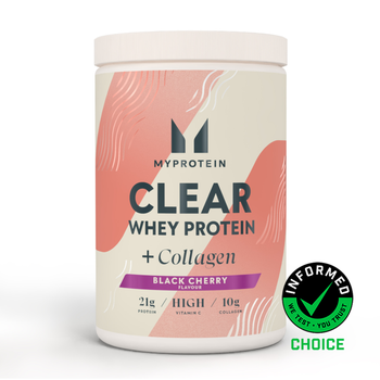 Clear Whey Protein y Colágeno - 500g - 20raciones - Cereza Negra