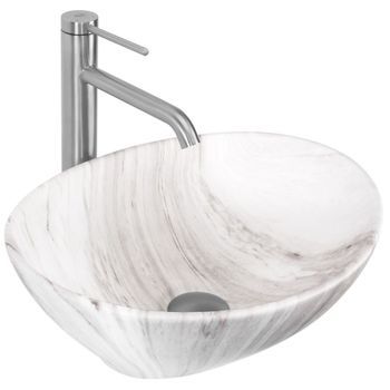 Lavabo Sobre Encimera Rea Sofia Ash Matt