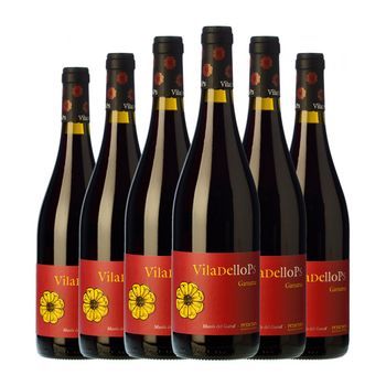 Finca Viladellops Vino Tinto Garnatxa Penedès Joven 75 Cl 13% Vol. (pack De 6 Unidades)