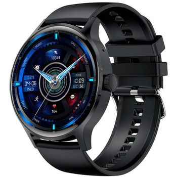 Cool Iris Reloj Smartwatch (AMOLED, Llamadas, Salud, Deporte) Silicona Negro