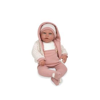 Muñeca Elegance 54 Cm Anuk Rosa (muñeco De Peso)