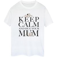 dessins animes camiseta keep calm para mujer