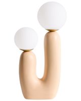 lampara de mesa  beige