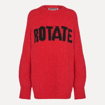 Rotate Birger Christensen Wool-Blend Logo Sweater - DK 32/UK 4
