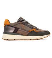 carmela para mujer 16251704-kaki zapatillasd de piel 162517 39 plano cordones casual