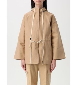 Twinset para mujer. 251TE2180 Cazadora Caban marrón (44), Beige, Casual, Algodón