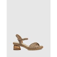 gaimo sandalias sandalia kristen marron para mujer