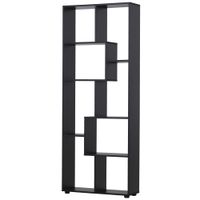 estanteria para libros 70x24x178 cm negro