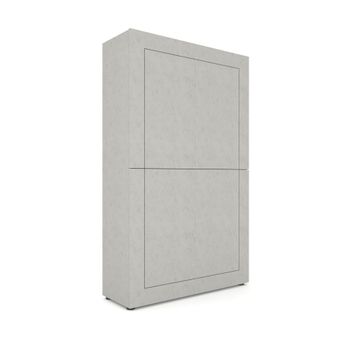 Armario alto 4 puertas 100x35x165 cm efecto madeira cachemira