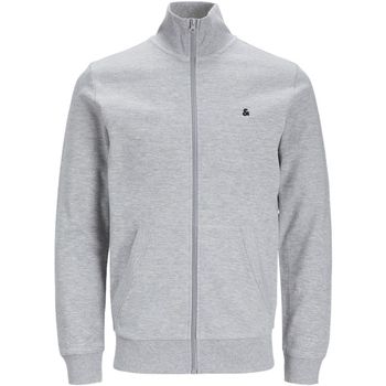 Jack & Jones Jersey 12250737 JJEPAULOS SWEAT ZIP NOOS LIGHT GREY MELANGE para hombre