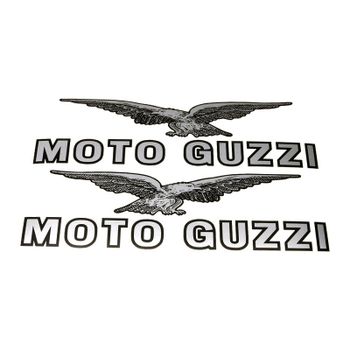 Pegatina Moto Guzzi 1100 California '98- depósito de combustible par gris