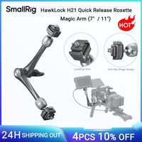 smallrig hawklock h21 brazo magico de roseta de liberacion rapida 7 11 para ipads para camaras de accion para luces hasta 3kg de carga 4489