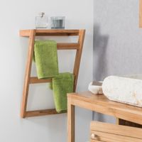 toallero de pared de teca