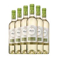 vinos sanz vino blanco rueda joven 75 cl 13 vol pack de 6 unidades