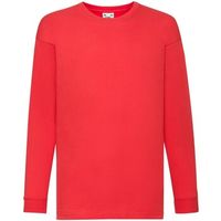 fruit of the loom camiseta manga larga value para nino