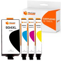 pccom essential hp 934xl935xl cartucho tinta compatible negrocianmagentaamarillo pack 4