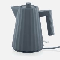 alessi electric kettle - plisse grey - 17l