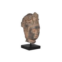 figura resina 15x18x38 buda marron