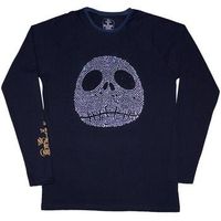 nightmare before christmas camiseta manga larga ro12304 para mujer